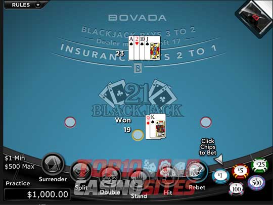 Bovada Casino Screenshot 2