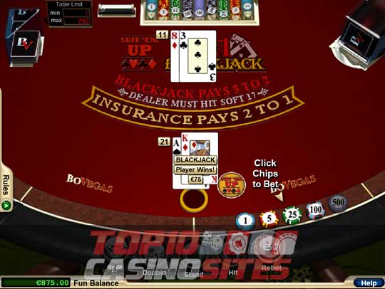 BoVegas Casino Screenshot 2
