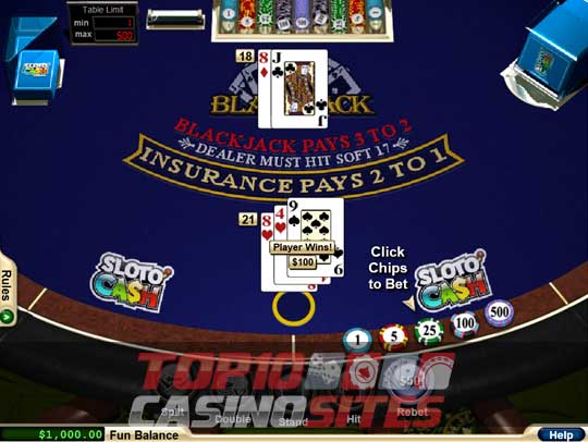 Sloto Cash Casino Screenshot 2