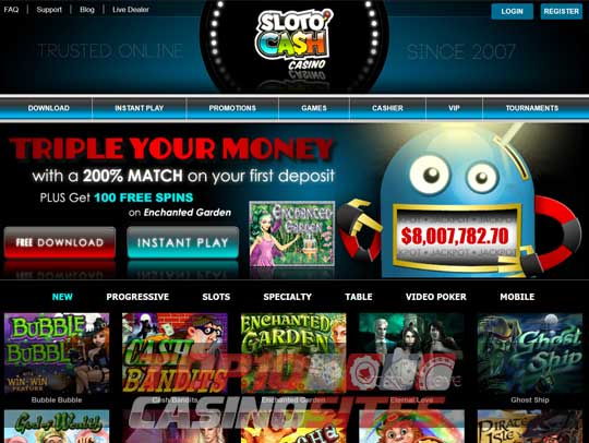 Sloto Cash Casino Screenshot 1
